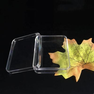 China Recyclable transparent plastic chewing gum box for sale