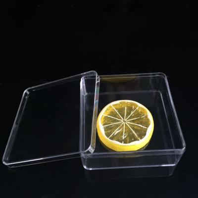 China Beautiful Recyclable Transparent Sweet Packaging Plastic Box For Chocolate for sale