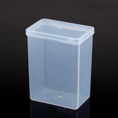 China Recyclable Reused Rectangular Plastic Packing Box For Cotton Bud Swab Box for sale