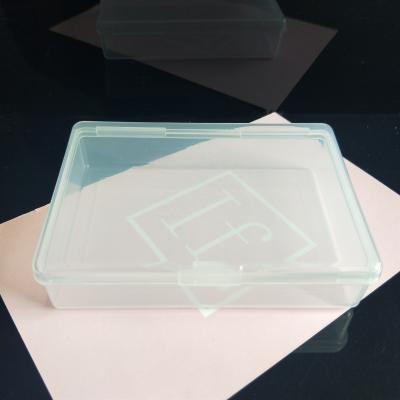 China Recycled Materials Recycled Deck Card Size Custom Plastic Playing Card Box Packaging Plastic Case Manufacturer for sale