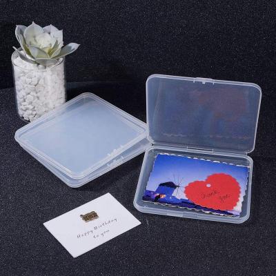 China Recyclable Slim Body Electronic Custom Packaging Boxes Storage Plastic Case For Card for sale