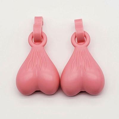 China Hot Selling Creative Amazon Croc Clog Charm Nuts/Funny Novelty Croc Balls Nuts Balls Charm Shoe Clips For Croc Shoes Decoration for sale