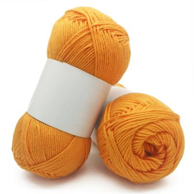 China Classic Yarn 100% Organic Cotton Yarns For Hand Knitting And Crocheting for sale