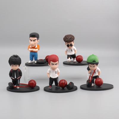 China Cartoon Toy Cartoon Anime Q Version Basketball Master Sakuragi Flower Road Rukawa Maple Car Decoration Doll Figure for sale