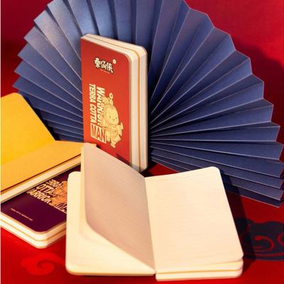 China Cultural and Creative Mini Handbook Portable Cartoon Pattern Notepad Warriors Terracotta Hard Cover Notebook for sale