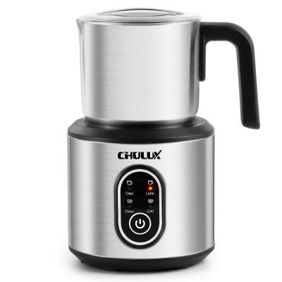 China Automatic 4 Stored In 1 Multifunction Electric Soft Cup Frother Espresso Cappuccino Coffee Frother Warmer Milk Frother for sale