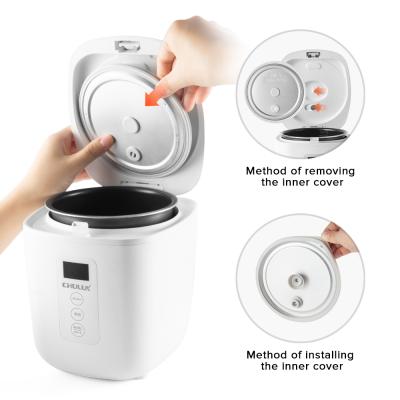 China Chulux 1L Outdoor Digital Rice Cooker Healthy Small Size LED Display Nonstick for sale