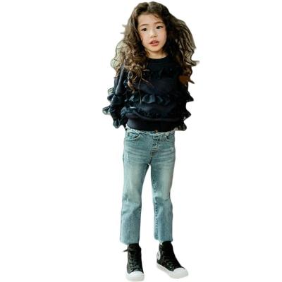 China Autumn Girls Hoodie And Children QUICK DRY Fleeces Ruffles Princess Pungent Sweater Fashion Tops for sale