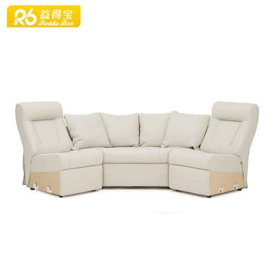 China Fabric Home Theater Recliner Stretch Sofa , Office Sofa Luxury Reclining Single Chair for sale