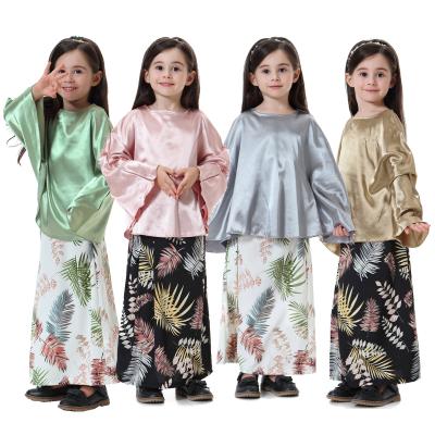 China 2021 GURUZHU Dubai Abaya Kids Muslims For Children TH609 for sale