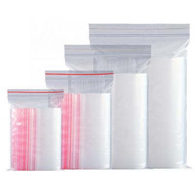 China Wide and kinds range of application Customized resealable opp clear ziplock plastic bags / PE ziplock bag on roll for repacking usage for sale