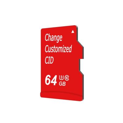 China Plastic Change CID TF Class 10 GPS CID SD Card Custom SD Card 16GB 32GB 64GB Label for sale