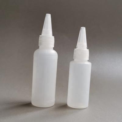 China food & Drink Packaging 10ml 30ml 60ml 100ml 200ml Squeezable Cooking Oil E-Cig Liquid Plastic Bottles With Pointed Spout Glue Nail Gel Bottles for sale