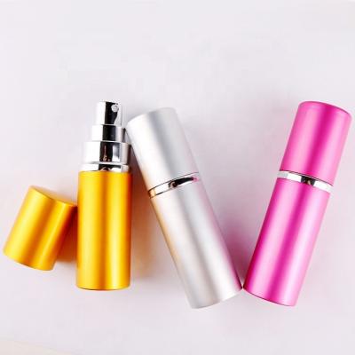 China 5ml 10ml Mini Bottle, 15ml 20ml Empty Portable Mini Metal Refillable Travel Perfume Spray Atomizer Aluminum Travel Perfume Spray Bottle for sale