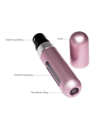 China Eco - Friendly 5ml Perfume Atomizer Travel Empty Aluminum Perfume Bottles With Pump Sprayer for sale