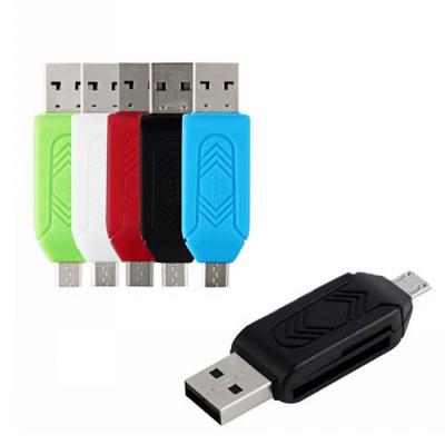 China Portable Cheap Price Memory Card Reader With SD Card Slot To USB Adapter for sale