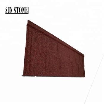 China lowes hot selling asphalt shingle stone coated metal roof tiles with one square of 2 pcs for sale