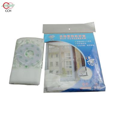 China Modern Adhesive Hook Loop Mosquito Net Fly Netting For Window for sale