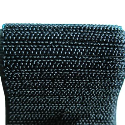 China 50 mm Elastic Nylon Elastic Hook And Loop Fastener Fastener Loop Un-napped Elastic for sale