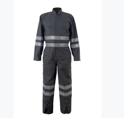 China Anti-Static One Piece Workwear Industrial Coverall With Tape Construction High Evident Reflective Protection GMC-1023 for sale