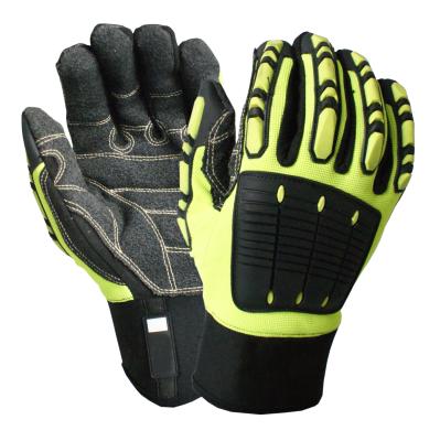 China Wholesale Anti-impact Manufacturer Price Safety Impact Absorb Protective Construction Worker Working Gloves GMT-0392 for sale