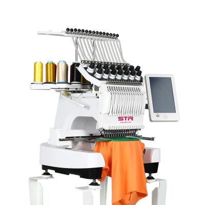 China Flat Automatic Hat/T-shirt Embroidery Sewing Machine/Computerized Mini STROCEAN Embroidery Hat Garment Garment/Digital Single Head/3D Sewing Machine On Sale for sale