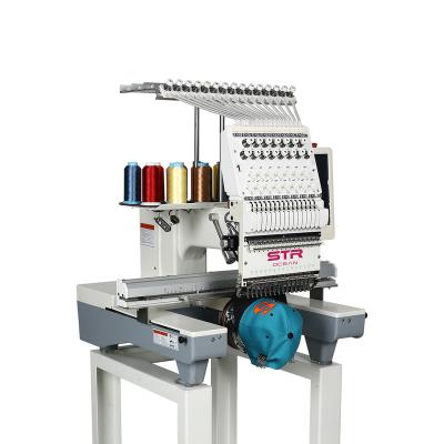 China Hat/T-shirt/Clothes/Logos/3D Embroidery Store STROCEAN Embroidery Machine Shop Single Needle Finished 12/15 Needles Automated Industrial Embroidery Machines for sale