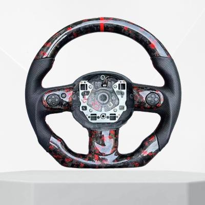 China True Carbon Fiber Forged Racing Steering Wheel for BMW Mini Cooper R55/56/60 F55/56 for sale