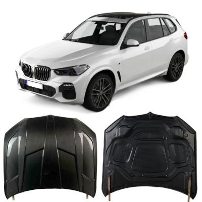 China BMW G05/G06 Series F95/F96 Carbon Fiber Hood Original Car Hole Installation LD Model for sale