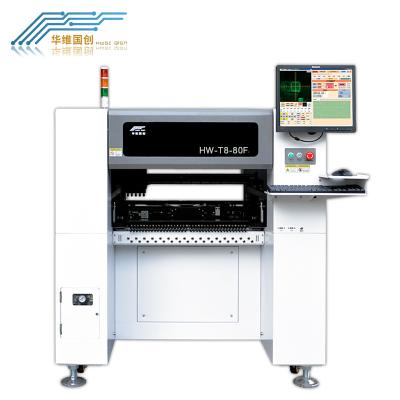 China Automatic SMD Machine HW-T8-68F/80F Pick Place Desktop Transfer Machine HW-T8-80F for sale