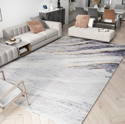 China Stain Resistant Galaxy Pattern Top Rectangular Modern Waterproof Rugs Plush Rug Living Room Area Rugs for sale