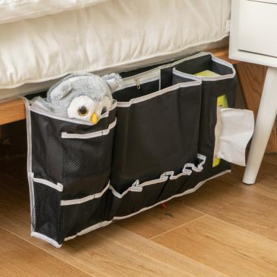 China Viable Bedside Cart/Organizer Bedside Storage Caddy Sofa Armrest Bag for Tablet Magazine for sale