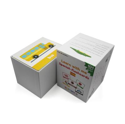 China Hot Selling Cheap Custom Hardboard Instruction Bundle Cards Educational Toys Early Learning Cards for sale