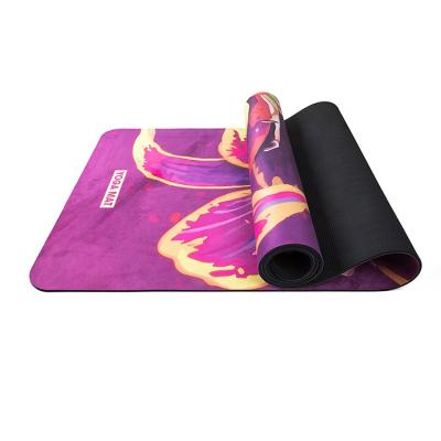 China 2020 Durable Digital Printing Tape Fashionable UV Yoga Mat For Home Exercise for sale