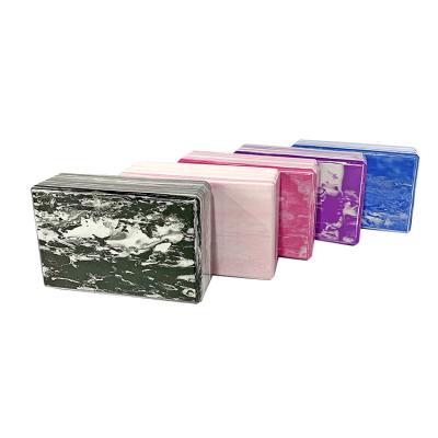 China Eco-Friendly High Density Wholesale Custom Yoga Exercise Camouflage Printed Gymnastics Eva Foam Yoga Block for sale