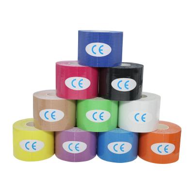 China Musle Pain Relief For Sports And Physical Therapy Wholesale High Quality Ce Sports Tape Waterproof Kinesiology Tape For Sports And Physical Therapy Sports Tape Custom Logo for sale