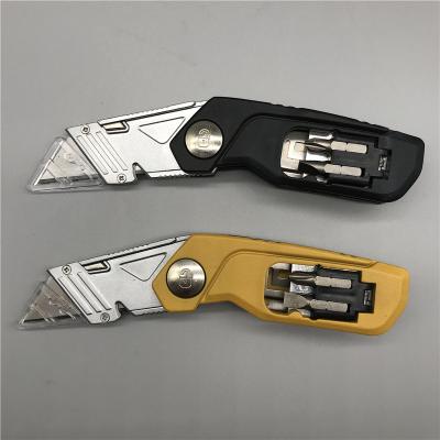 China Promotion\Business\Outdoor Security Folding Knife School Stationery\Office Multifunctional Tool Knife With Screwdriver With 3 T-Blades for sale