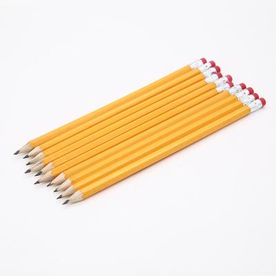 China office & School Pencil Round Hexagonal HB Customized Pencils, Wooden HB Pencil, Printable, 17.8cm Standard Barrel. for sale