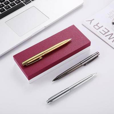 China Metal Ballpoint Pen Hot Selling Business Gift Classic Promotional Metal Pen Heavy Metal Pen for sale