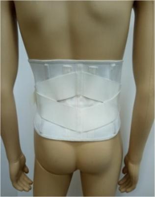 China BS -05 Durable White Back Shoulder Support Brace Recycled Elastic Back Brace for sale