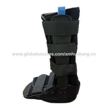 China Nylon Material Fractured Ankle Boot , Ankle Brace Walking Boot For Metatarsal Fracture for sale