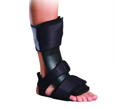 China Low Profile Dorsal Night Splint , Black Color Plantar Fascia Night Brace for sale