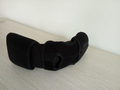 China Black Color Dorsal Night Splint , ABS Shell Achilles Night Brace Fabric Material for sale