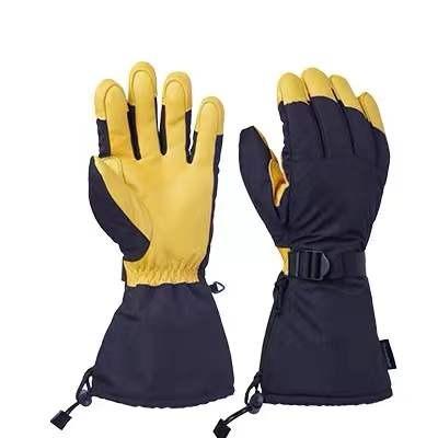 China Unisex Hot Selling Glove Custom High Quality PU Motorcycle Riding Leather Gloves for sale