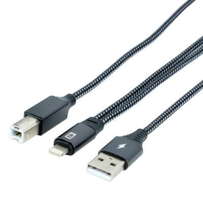 China Microphone USB 2.0 Type B OTG Cable Charger Cable For Electronic Musical Instrument Piano Drum USB Microphone MIDI Cable For iPhone iPad for sale