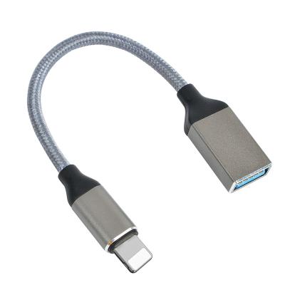 China Mobile Phone USB3.0 OTG Adapter Lighting 5Gbps to USB 3.0 Female Docking Hub Hub Fast Transfer for Phone Laptop OTG Adapter for sale