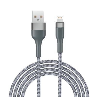 China Mobile Phone IOS Charging Cable For iPhone 12 Charger Cable USB Nylon Braided Charging Cable Lighting Kabel 30cm 1m 2m Wholesale for sale