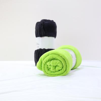 China Original Anti-Bacteria Factory Home Throws Adult With Logo Microfiber Sherpa Blanket for sale