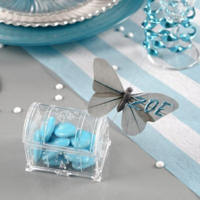 China Amazon Candy Box Gifts Wedding Party Birthday Chocolate Package Plastic Candy Box Mini Disposable Hot Selling Transparent Treasure Chest for sale