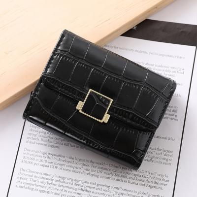 China New Design Vintage Crocodile Print Women's Wallet Women's Wallet Wholesale High Quality Waterproof Fashion Card Wallet for sale